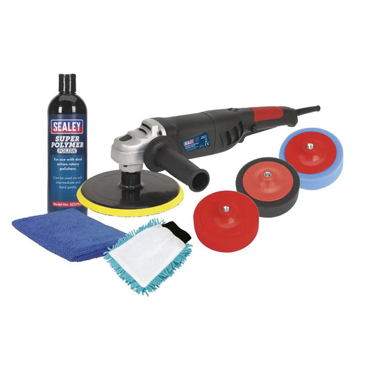 Sealey CPK03 Pro Electric Ø180mm Polisher Kit 1100W/230V
