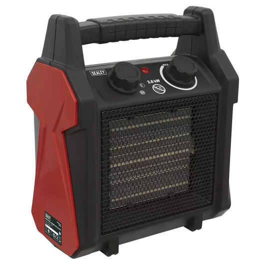 Sealey CH28 Industrial Ceramic Fan Heater High Power Heating for Workshops & Industrial Spaces 2800W