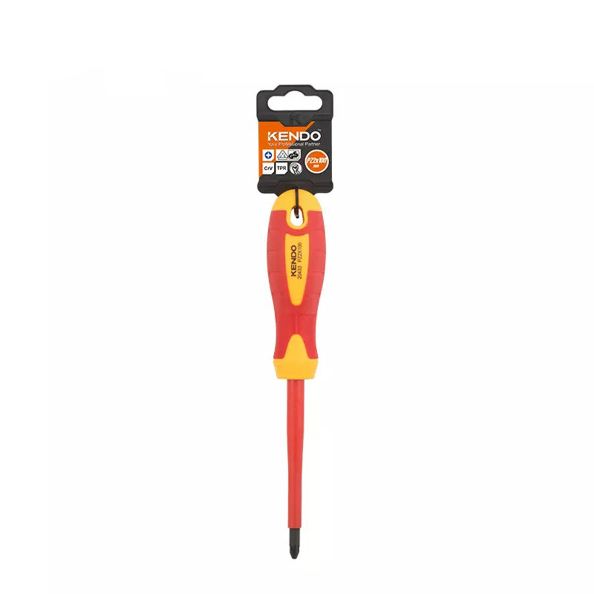 Kendo 100mm PZ2 VDE Screwdriver