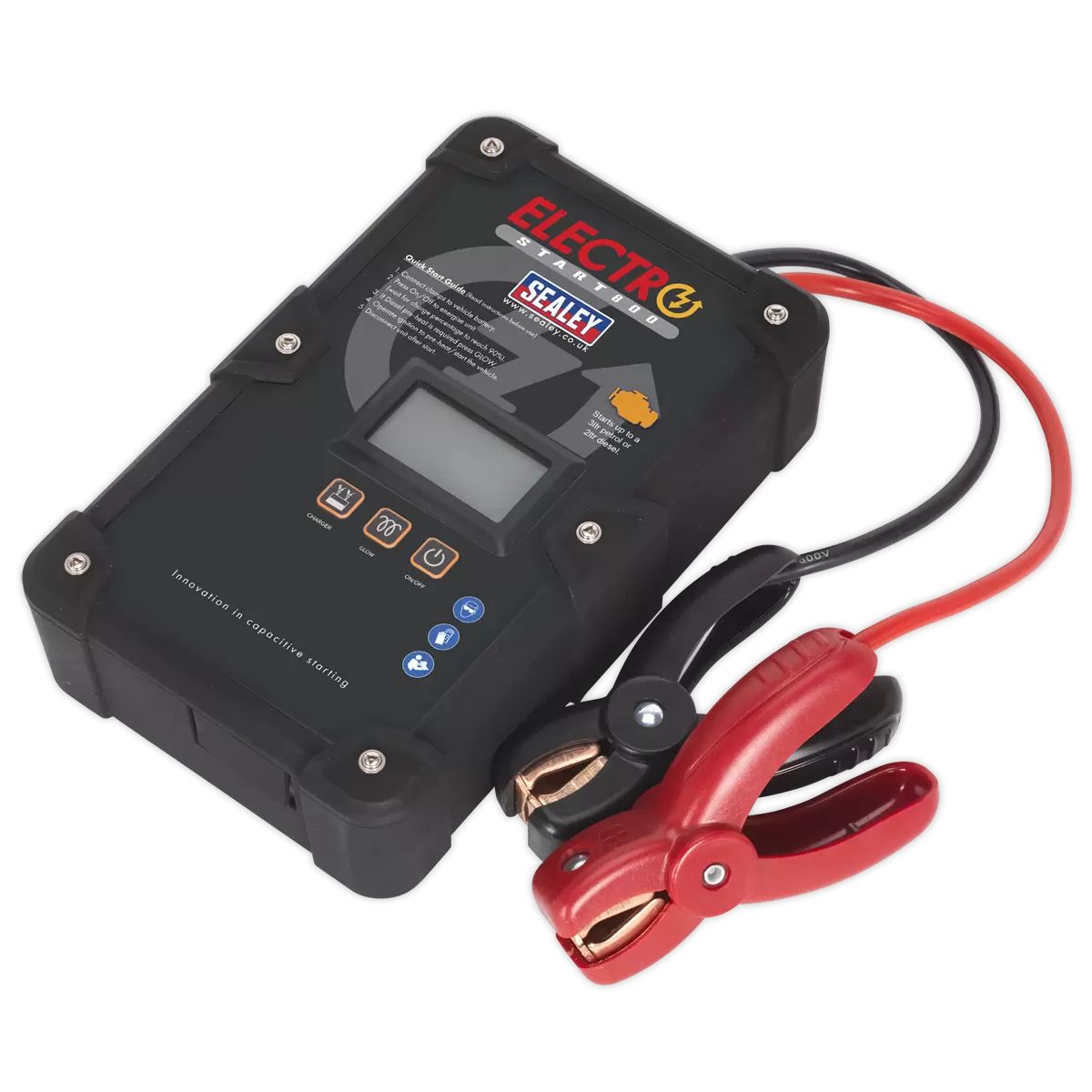 Sealey E/START800 12V ElectroStart Batteryless Power Start 800A