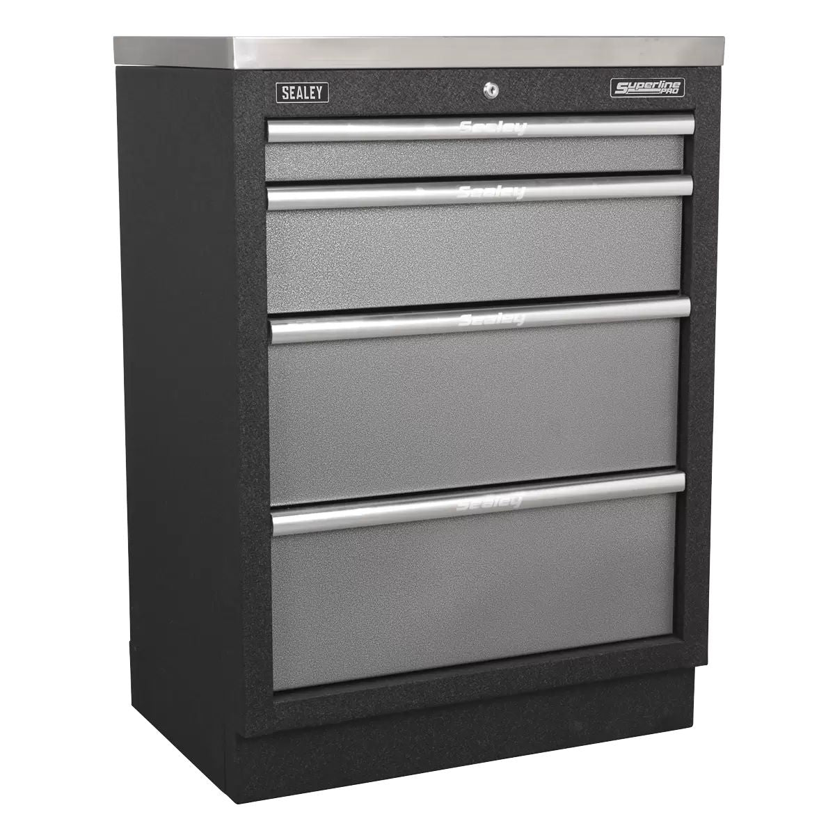 Sealey APMSSTACK07SS Modular Storage 2.0m System Combo Stainless Steel Worktop