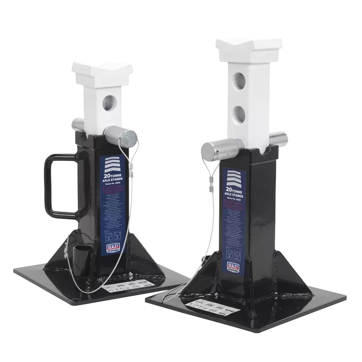 Sealey AS20 Axle Stands 20 Tonne (Pair)
