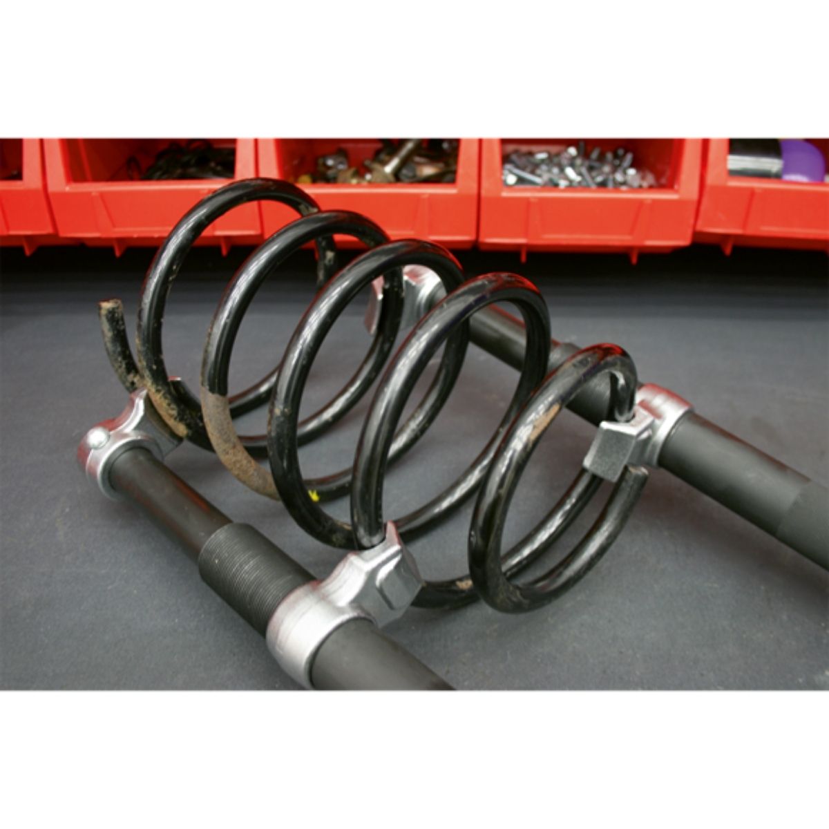 Sealey AK3845 Heavy-Duty Coil Spring Compressor Set 2pc