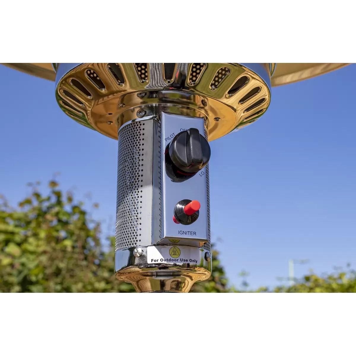 Dellonda DG1 13kW Commercial & Domestic Outdoor Garden Gas Patio Heater Black