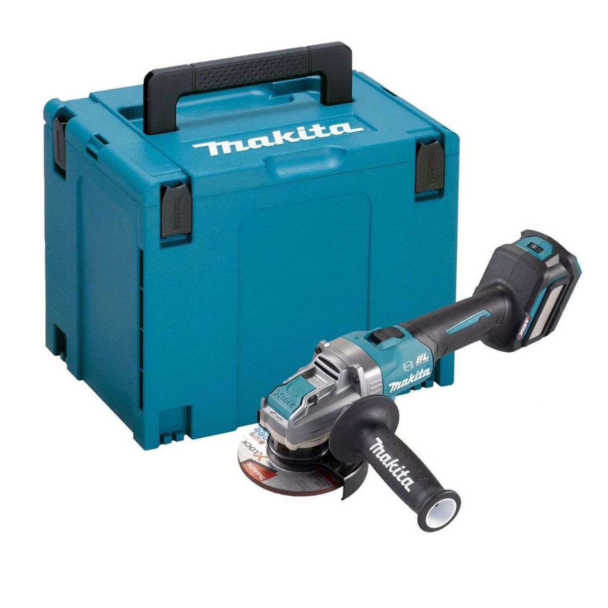 Makita GA040GZ01 40V XGT Max 115mm Brushless Angle Grinder Body Only With Carry Case