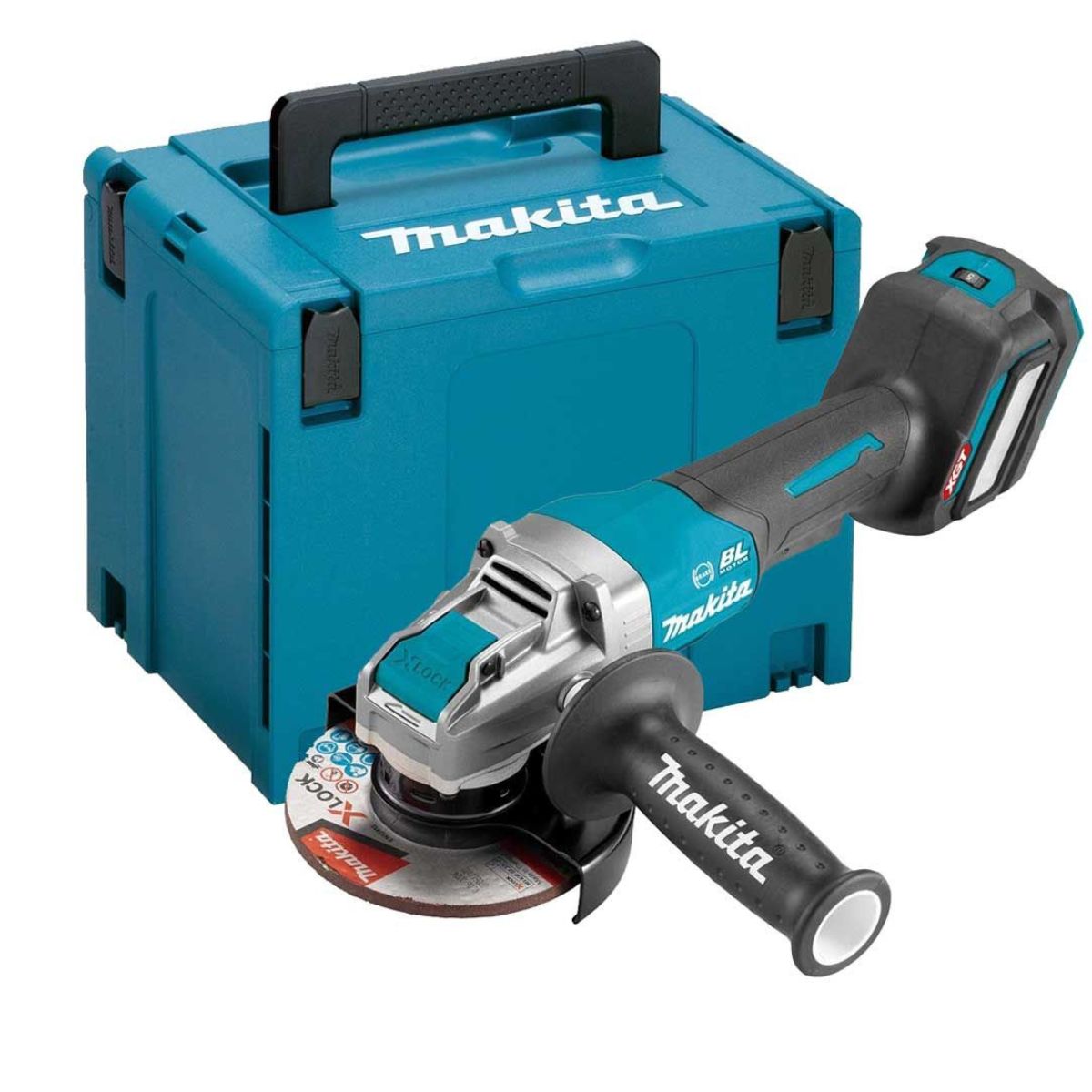 Makita GA044GZ01 40V XGT Max 125mm Brushless Angle Grinder Body Only With Carry Case