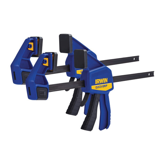 Irwin Twin Pack Quick Grip Bar Clamp 300mm Fast & Versatile Clamping Solution XMS24CLAMPS