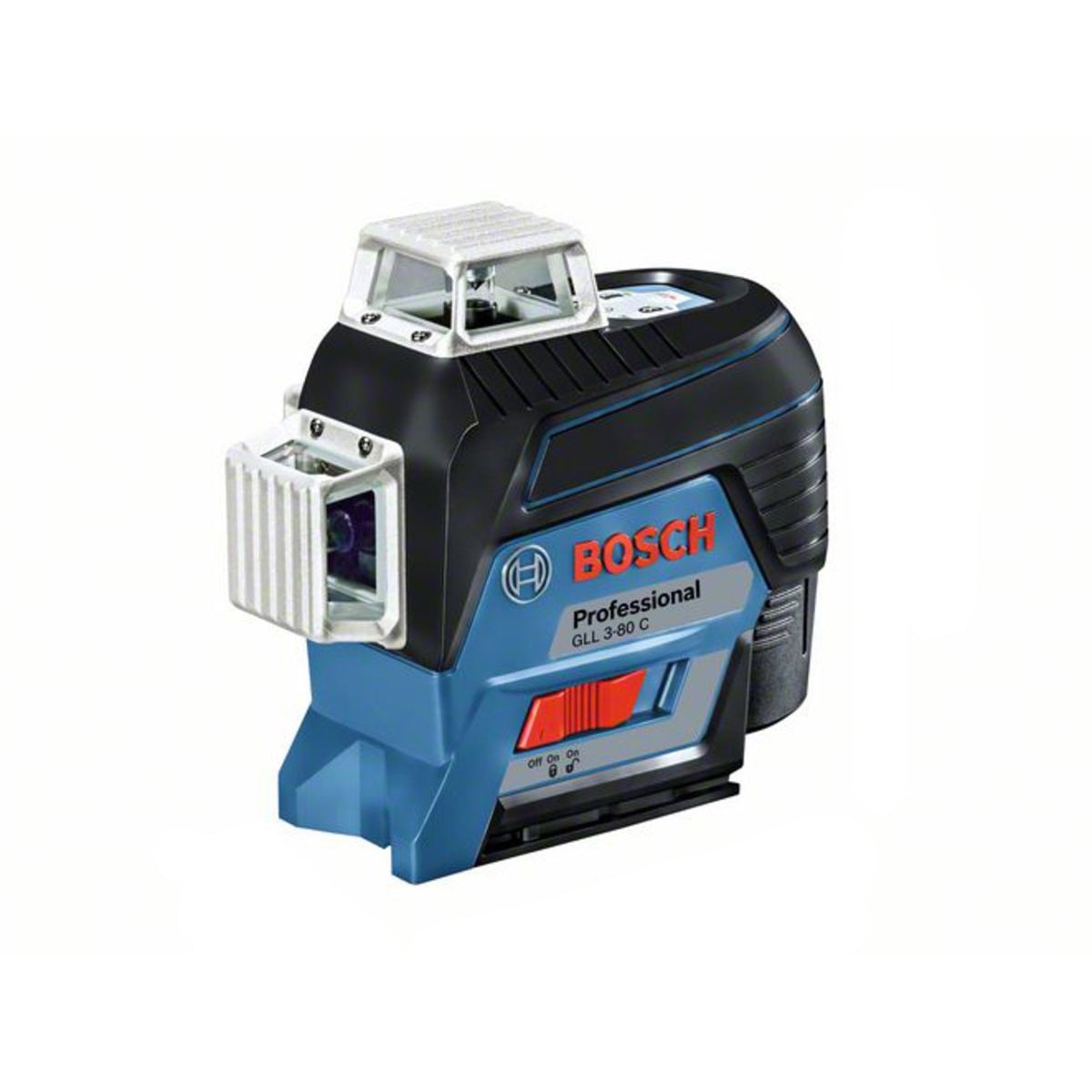 Bosch GLL 3-80 C Professional 360° Line Laser with Batteries & Adapter for Precision Levelling 0601063R00