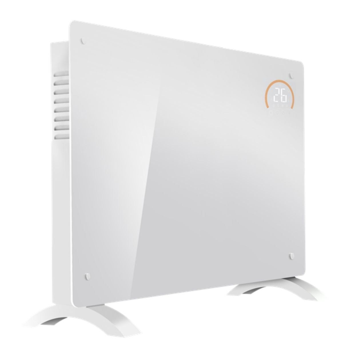 Baridi DH140 Electric Glass Panel Heater White 2000W