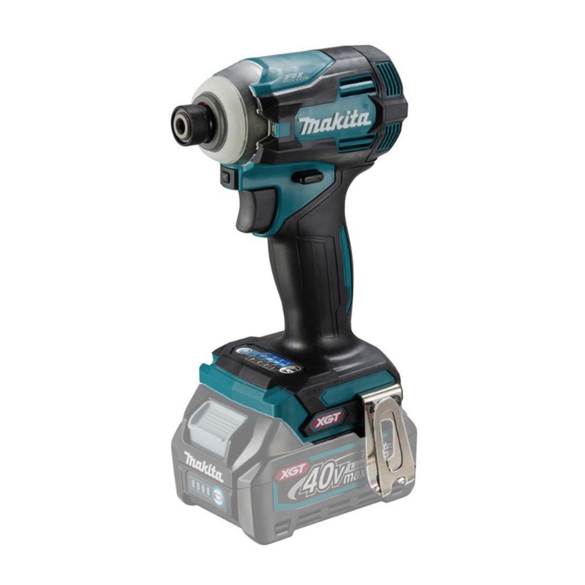 Makita TD001GD201 40V XGT Brushless Impact Driver with 2 x 2.5Ah Batteries, Charger & Case