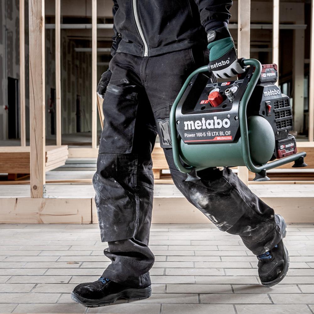 Metabo Power 160-5 18 LTX BL OF 18V Brushless Compressor with Air Blow Gun & 5m Air Hose 601521850