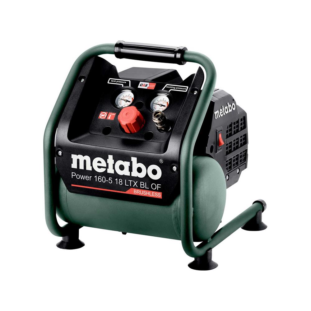 Metabo Power 160-5 18 LTX BL OF 18V Brushless Compressor with Air Blow Gun & 5m Air Hose 601521850