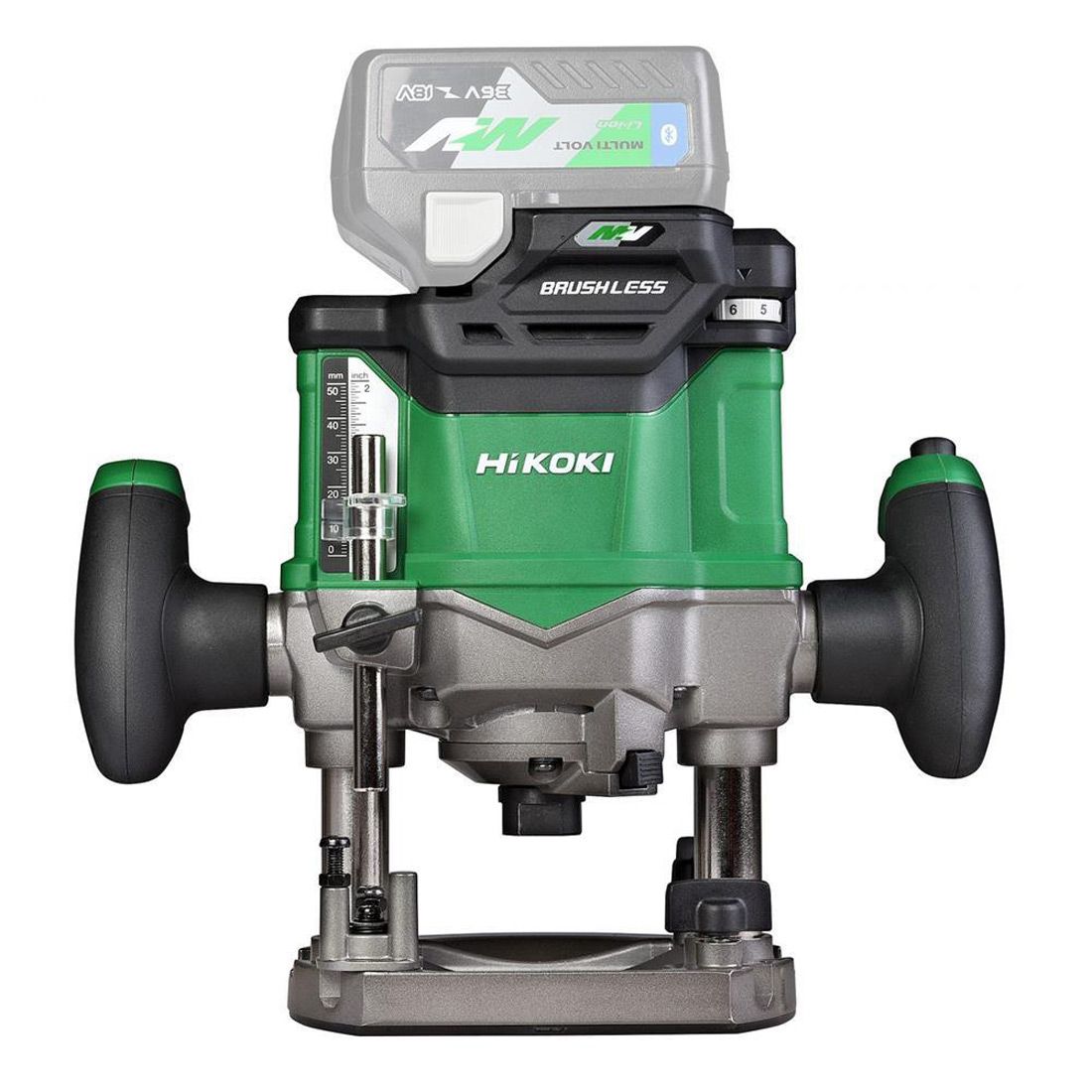 Hikoki M3612DAJ2Z 36V Brushless 1/2" Plunge Router with 12 Piece Cutter Set