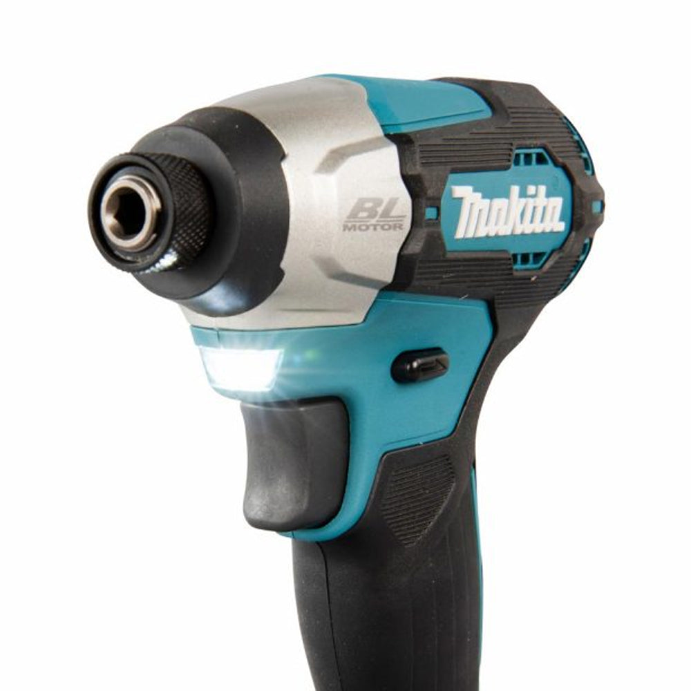 Makita DLX2414MJB 18V Brushless Twin Pack Combi Drill & Impact Driver with 2 x 4.0Ah Battery Charger & Bag