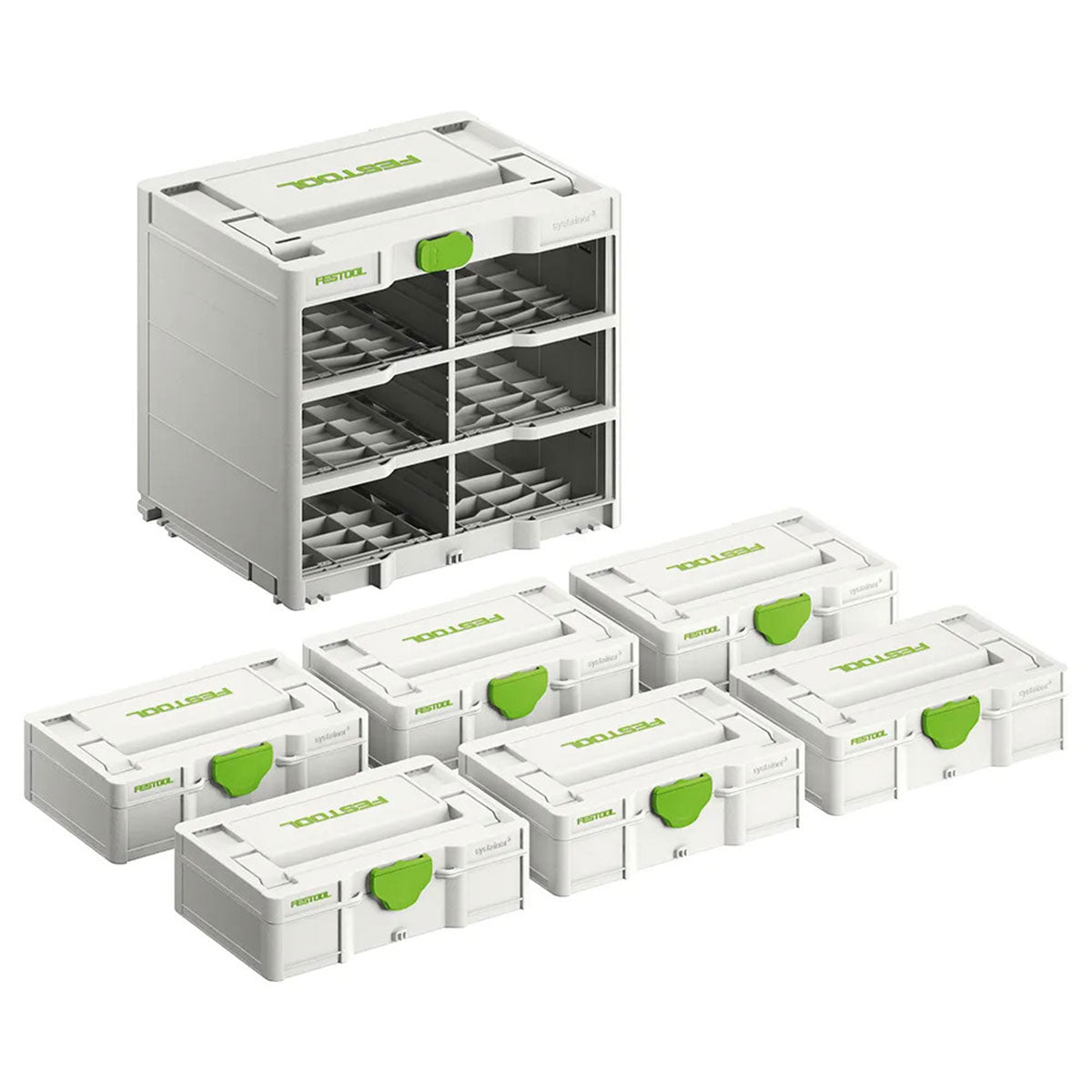Festool SYS3-RK/6 M 337-Set Systainer³ Rack - 577816