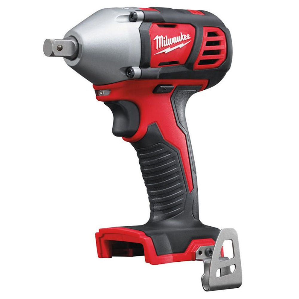 Milwaukee M18BIW12-0 18V Compact 1/2" Impact Wrench with 1 x 5.5Ah Battery Charger & Bag
