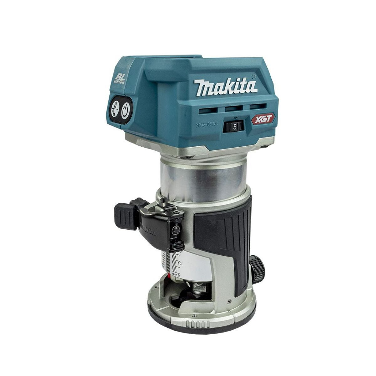 Makita RT001GD203 40V XGT Brushless Router Trimmer with 2 x 2.5Ah Battery, Charger & Case