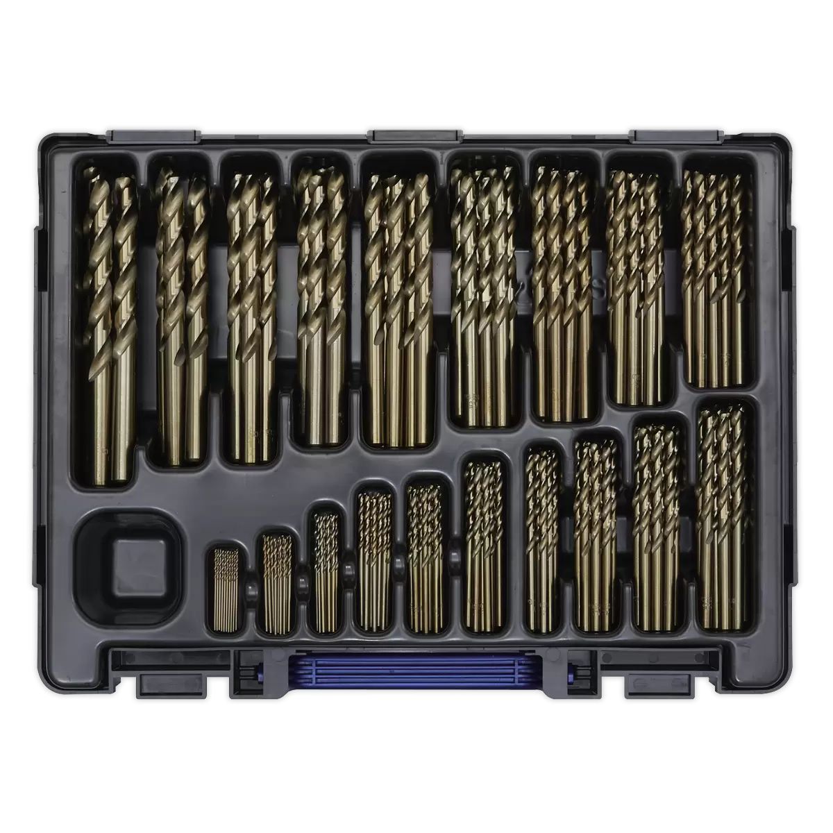 Sealey DBS170CB HSS Cobalt Fully Ground Drill Bit Assortment 1-10mm 170pc