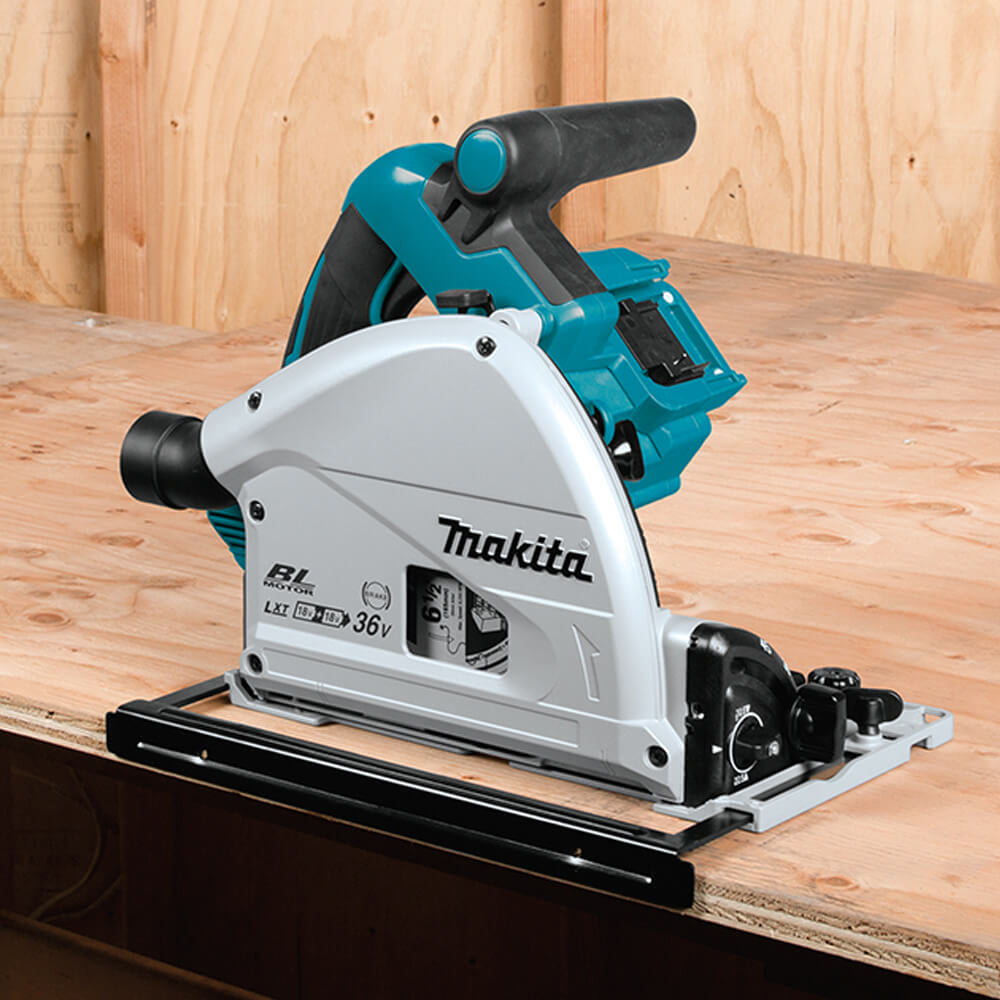 Makita DSP600ZJ 36V LXT Brushless 165mm Plunge Saw Body With Makpac Case Item Condition Seller Refurbished