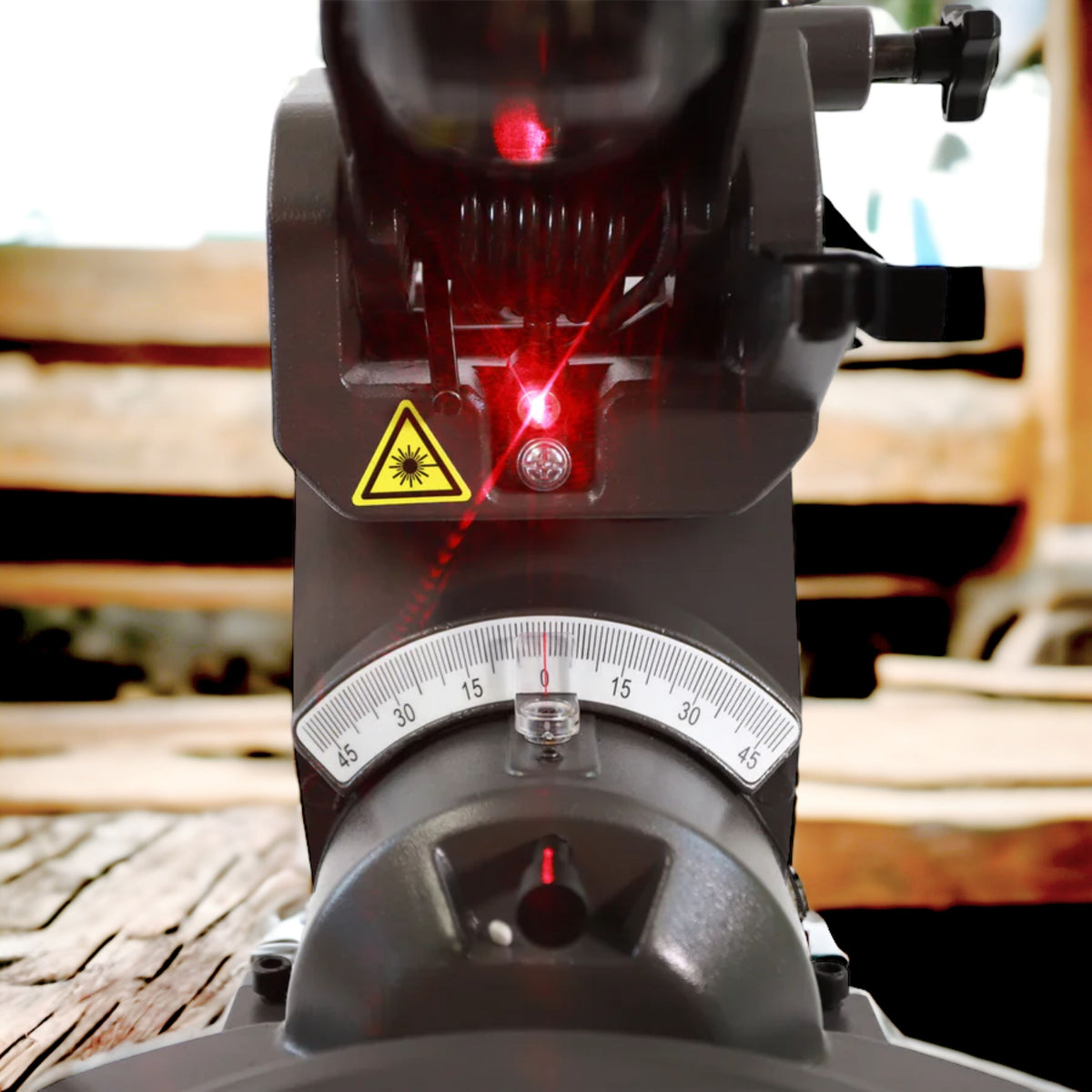 Excel 10" 255mm Sliding Mitre Saw Double Bevel 2000W/240V with Laser & Universal Wheel Stand