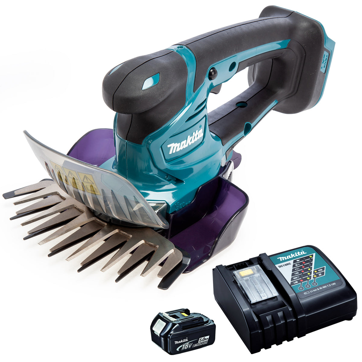 Makita DUM604RTX 18V LXT Cordless 16cm Grass Shear With 1 x 5.0Ah Battery & Charger