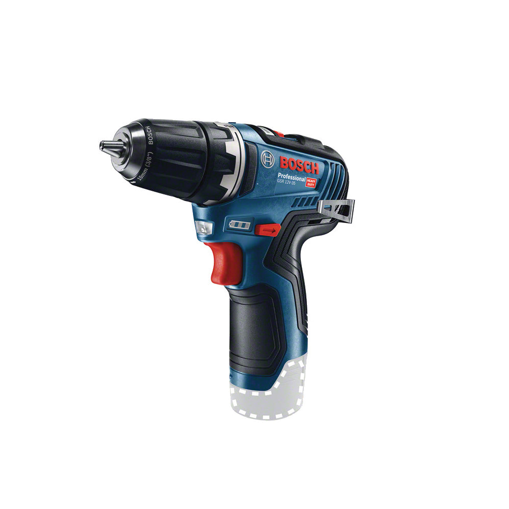 Bosch GSB 12V-35 Professional Combi Drill with 2 x 3.0Ah Batteries & Charger 06019J9070