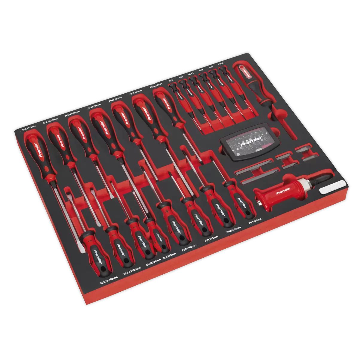 Sealey TBTPCOMBO7 Superline PRO Tool Chest Combination 14 Drawer with 446pc Tool Kit Green