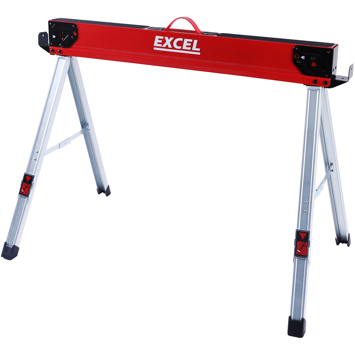 Excel Steel Sawhorse Heavy Duty Twin Pack 1178kg Capacity Item Condition Damaged Box