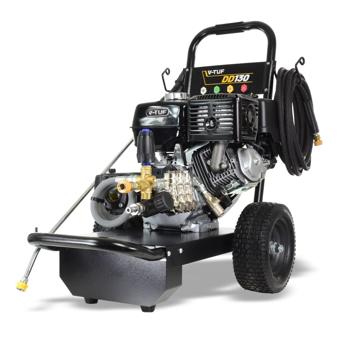 V-TUF DD130 13HP Heavy Duty Petrol Pressure Washer for Effective Cleaning 15L/min