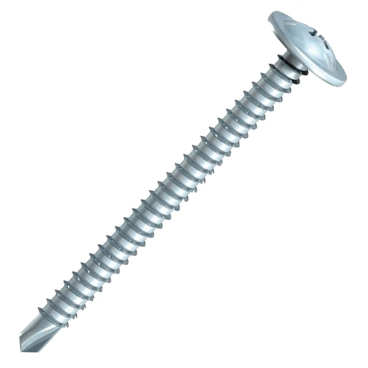 Timco 4.8 x 40mm Baypole Screws Wafer Flange Head Self Tapping 289Z