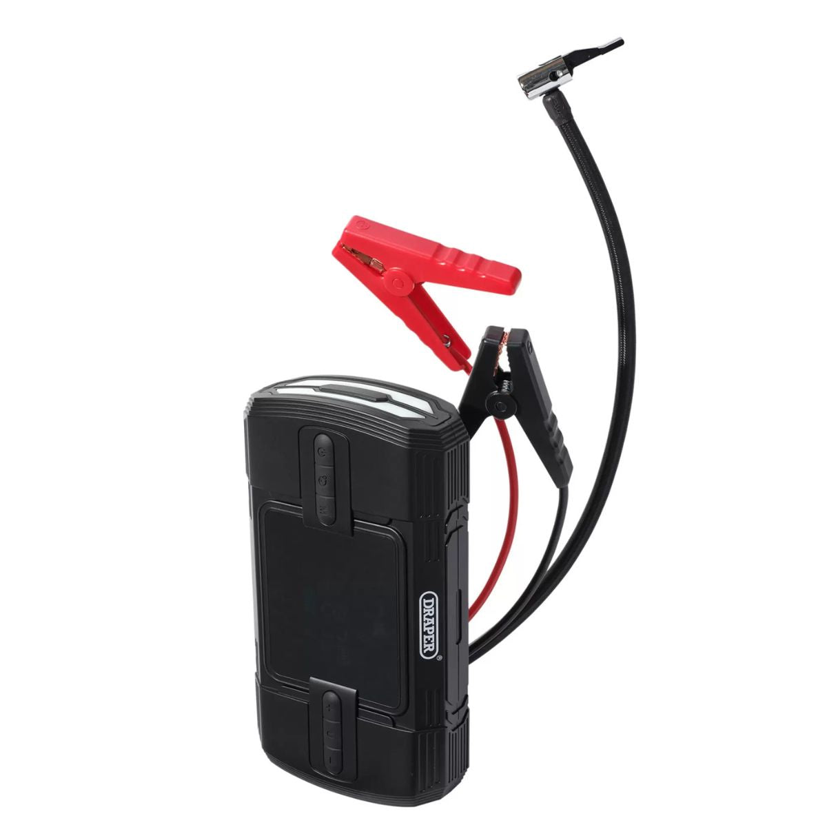 Draper GT1200C 12V Jump Starter and Tyre Inflator 1200A Portable Car Battery Booster & Air Pump 23722