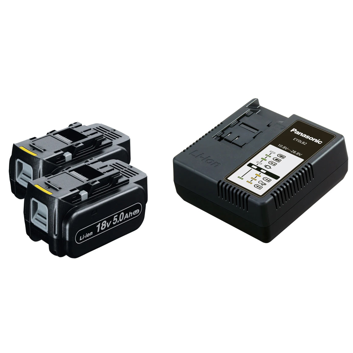 Panasonic PAN45A5LJ EY45A5LJ2G 18V Bandsaw & Systainer Case 2 x 5.0Ah Li-ion Batteries & Charger