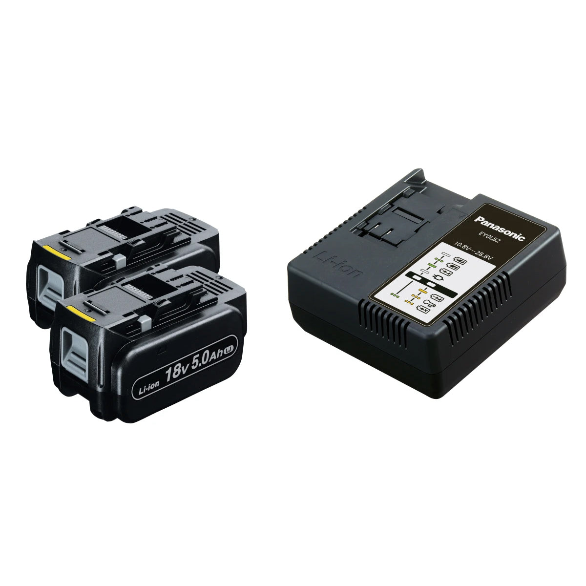 Panasonic PAN4550LJ EY4550LJ2G 18V Jigsaw & Systainer Case, 2 x 5.0Ah Li-ion Batteries & Charger