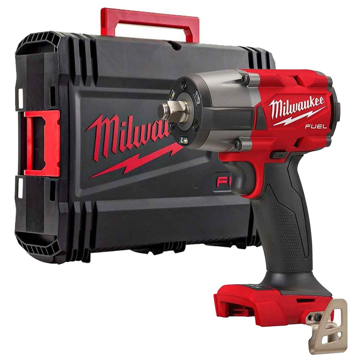 Milwaukee M18FMTIW2F12-0X 18V Brushless 1/2" Impact Wrench with 1 x 5.5Ah Battery Charger & Case