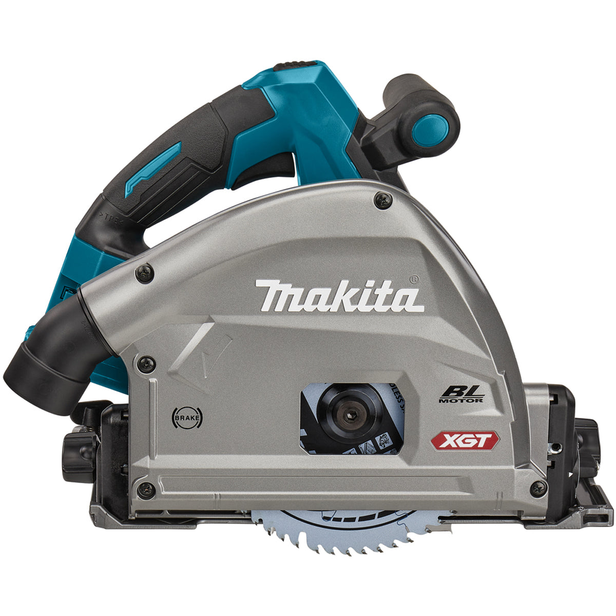 Makita SP001GD202KIT 40Vmax XGT Brushless Plunge Saw Rail Kit 2 x 2.5Ah Batteries