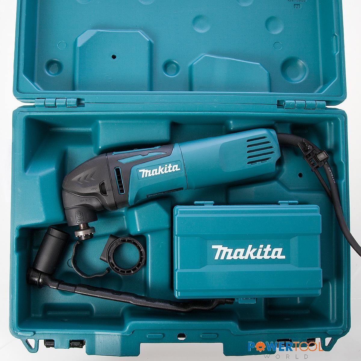 Makita TM3000CX4/1 Multi-Tool Kit With Accessories  Case 110V/320W – Excel  Tools